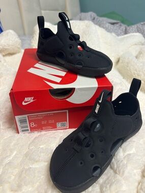 Nike Black Kids' Water Shoes with Pull Tabs